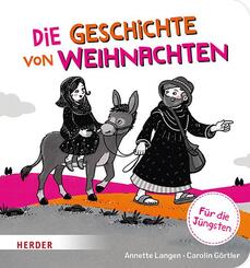 Die Geschichte von Weihnachten Kontrastbuch (Pappbilderbuch)