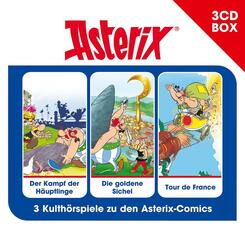 Asterix, H&ouml;rspielbox.Vol.2,3 Audio-CDs