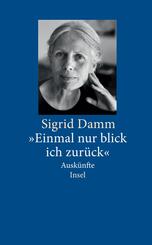 &raquo;Einmal nur blick ich zur&uuml;ck&laquo;
