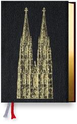 Gotteslob Erzbistum K&ouml;ln. Rindleder schwarz, Goldschnitt, Dompr&auml;gung.