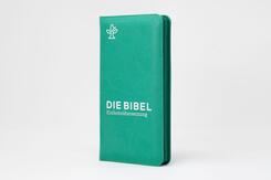Die Bibel. revidierte Einheits&uuml;bersetzung, Taschenausgabe verde mit Rei&szlig;verschluss