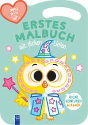 Erstes Malbuch mit dicken Linien