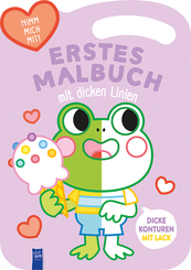 Erstes Malbuch mit dicken Linien