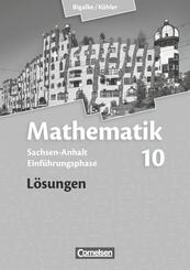 Mathematik Sekundarstufe II Sachsen-Anhalt. Einf&uuml;hrungsphase. L&ouml;sungen