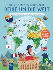 Mein erster Junior-Atlas: Reise um die Welt, m. 1 Beilage