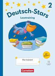 Deutsch-Stars - Lesetraining Ausgabe ab 2025 - 2. Schuljahr