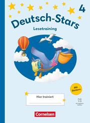 Deutsch-Stars - Lesetraining Ausgabe ab 2025 - 4. Schuljahr