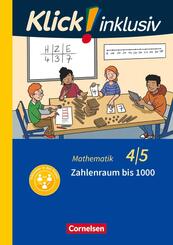 Klick! inklusiv - Mathematik, Grundschule / F&ouml;rderschule - Themenhefte f&uuml;r Lernende mit F&ouml;rderbedarf - 4./5. Schuljahr