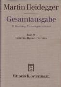 H&ouml;lderlins Hymne "Der Ister" (Sommersemester 1942)