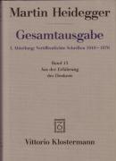 Aus der Erfahrung des Denkens (1910-1976)