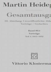 Vortr&auml;ge.Tl.1