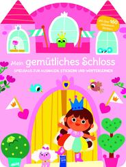 Mein gem&uuml;tliches Schloss - Spielhaus zum Ausmalen, Stickern und W&ouml;rter lerner, m. 1 Beilage