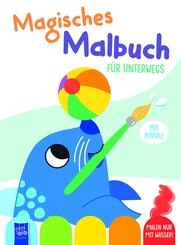 Magisches Malbuch f&uuml;r unterwegs - Cover Seel&ouml;we