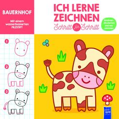 Ich lerne zeichnen - Schritt f&uuml;r Schritt: Bauernhof