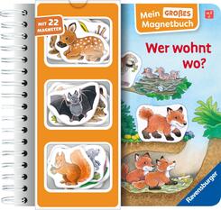 Mein gro&szlig;es Magnetbuch - Wer wohnt wo?