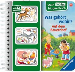 Mein gro&szlig;es Magnetbuch - Was geh&ouml;rt wohin? Auf dem Bauernhof