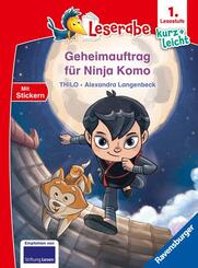 Leserabe 1. Lesestufe Kurz und leicht - Geheimauftrag f&uuml;r Ninja Komo