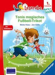 Leserabe 1. Lesestufe Kurz und leicht - Tonis magisches Fu&szlig;ball-Trikot