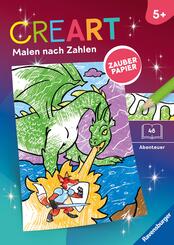 CreArt Malen nach Zahlen ab 5 Zauberpapier - Abenteuer