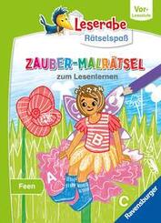 Leserabe R&auml;tselspa&szlig; - Zauber-Malr&auml;tsel zum Lesenlernen: Feen (Vor-Lesestufe)