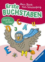 Mein Block zum Schulanfang: Erste Buchstaben