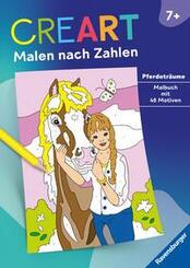 CreArt Malen nach Zahlen ab 7: Pferdetr&auml;ume