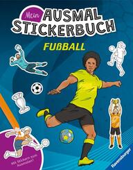Mein Ausmalstickerbuch - Fu&szlig;ball