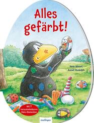 Der kleine Rabe Socke: Alles gef&auml;rbt! Konturgestanzt