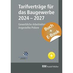 Tarifvertr&auml;ge f&uuml;r das Baugewerbe 2024-2027- mit E-Book, m. 1 Buch, m. 1 Beilage