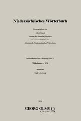 Nieders&auml;chsisches W&ouml;rterbuch