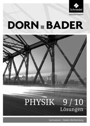 Dorn / Bader Physik SI - Ausgabe 2017 f&uuml;r Baden-W&uuml;rttemberg