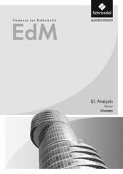 Elemente der Mathematik SII. L&ouml;sungen. Qualifikationsphase 1. Hessen
