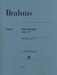 Klavierst&uuml;cke op. 119 f&uuml;r Klavier zu zwei H&auml;nden. Revidierte Ausgabe von HN 123
