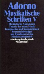 Musikalische Schriften.Tl.5