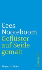 Gefl&uuml;ster auf Seide gemalt