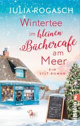 Wintertee im kleinen B&uuml;chercaf&eacute; am Meer
