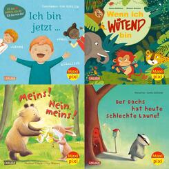 Maxi-Pixi-4er-Set 89: Gl&uuml;cklich, traurig, schlecht gelaunt (4x1 Exemplar)