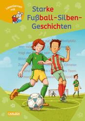 LESEMAUS zum Lesenlernen Sammelb&auml;nde: Starke Fu&szlig;ball-Silben-Geschichten