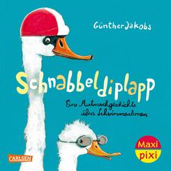Maxi Pixi 476: VE 5: Schnabbeldiplapp - Eine Mutmachgeschichte &uuml;bers Schwimmenlernen (5 Exemplare)