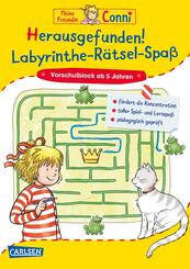 Conni Gelbe Reihe (Besch&auml;ftigungsbuch): Herausgefunden! Labyrinthe-R&auml;tsel-Spa&szlig;