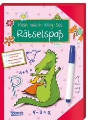 Schlau f&uuml;r die Schule: Mein Wisch-Weg-Set: R&auml;tselspa&szlig;