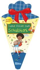 Schlau f&uuml;r die Schule: Bunte R&auml;tsel zum Schulstart (Schult&uuml;te 2025 blau)