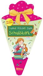 Schlau f&uuml;r die Schule: Bunte R&auml;tsel zum Schulstart (Schult&uuml;te 2025 rosa)
