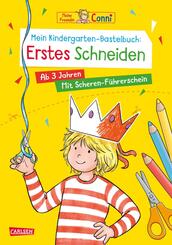 Conni Gelbe Reihe (Besch&auml;ftigungsbuch): Mein Kindergarten-Bastelbuch: Erstes Schneiden