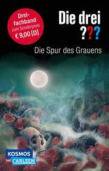 Die drei ???: Die Spur des Grauens. Dreifachband (Enth&auml;lt die B&auml;nde: Im Haus des Henkers, Die Villa der Toten, Die fl&uuml;sternden Puppen)