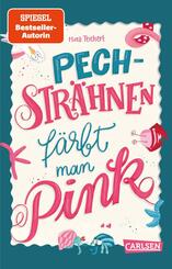 Pechstr&auml;hnen f&auml;rbt man pink