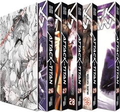 Attack on Titan, B&auml;nde 26-30 im Sammelschuber mit Extra