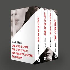 Karen M. McManus: Vier B&auml;nde im Taschenbuch-Schuber: One of us is lying, One of us is next, Two can keep a secret, The Cousins