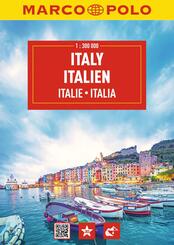 MARCO POLO Reiseatlas Italien 1:300.000
