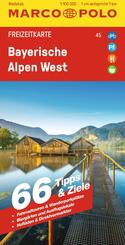 MARCO POLO Freizeitkarte 45 Bayerische Alpen West 1:100.000